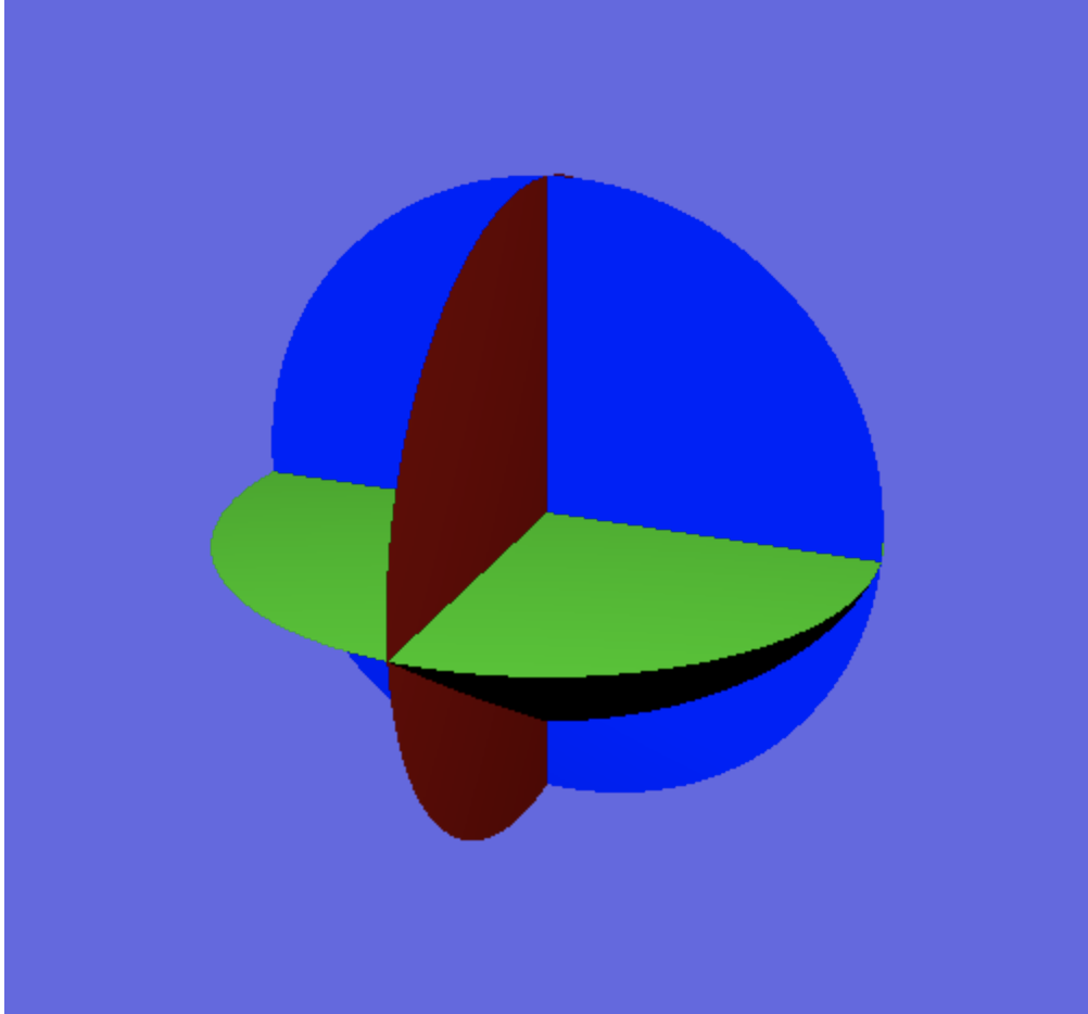 Computer-generated image of disks.